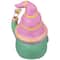 8" Pink & Green Gnome Holding Flowers Spring Figurine